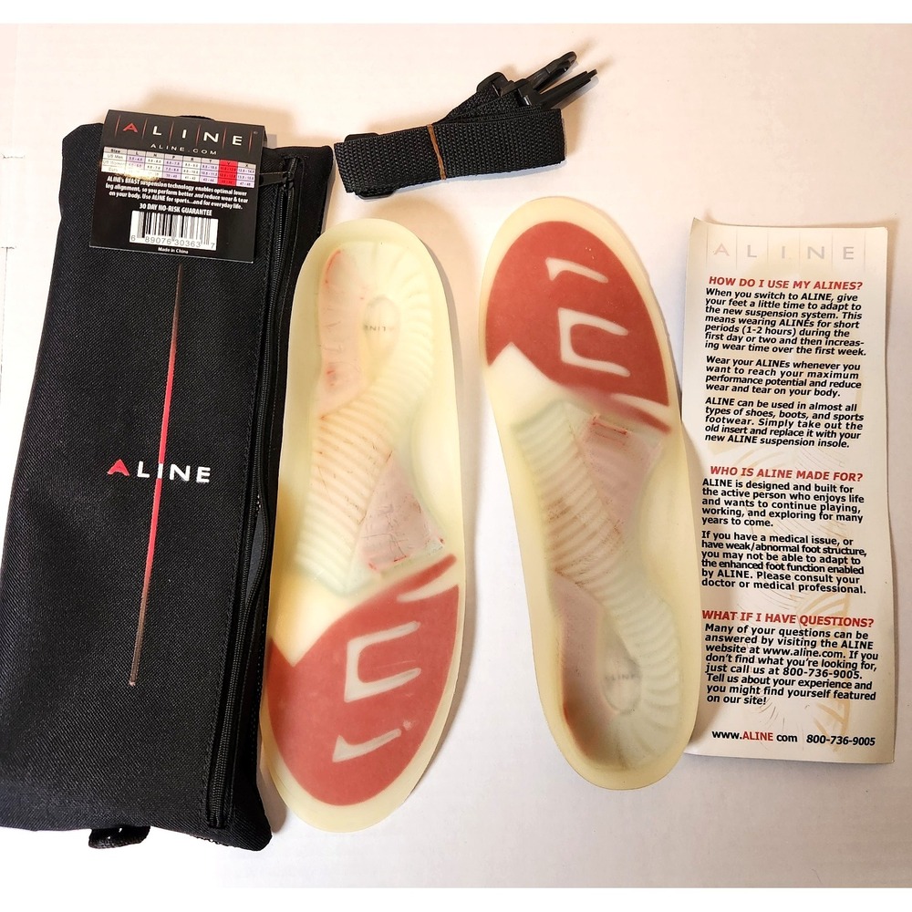 NWT ALINE Orthotic Insoles Size V Arch Support Shoe Inserts Sealed - Picture 4 of 5